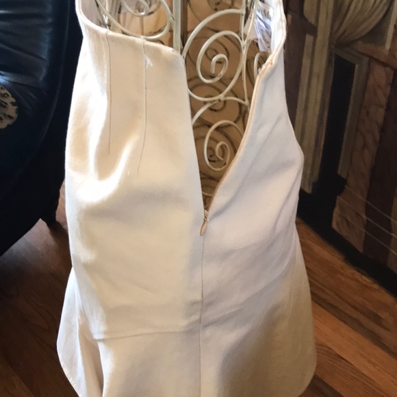 MaxMar Antique Bone Skirt Zip Up Bustle Hem (4) - Picture 5 of 8